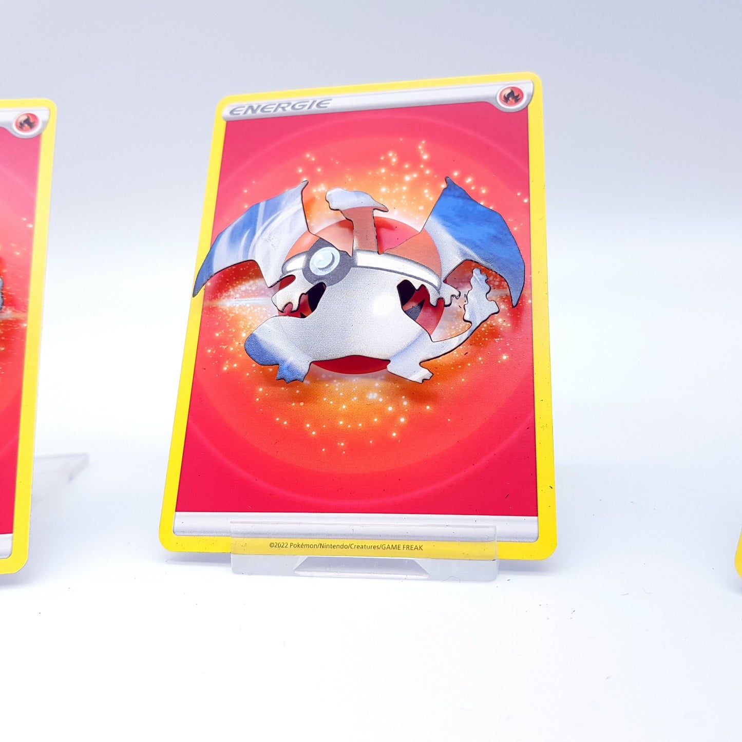 Glumanda, Glutexo, Glurak Charizard DIY Pokemonkarten 3D selfmade (2)