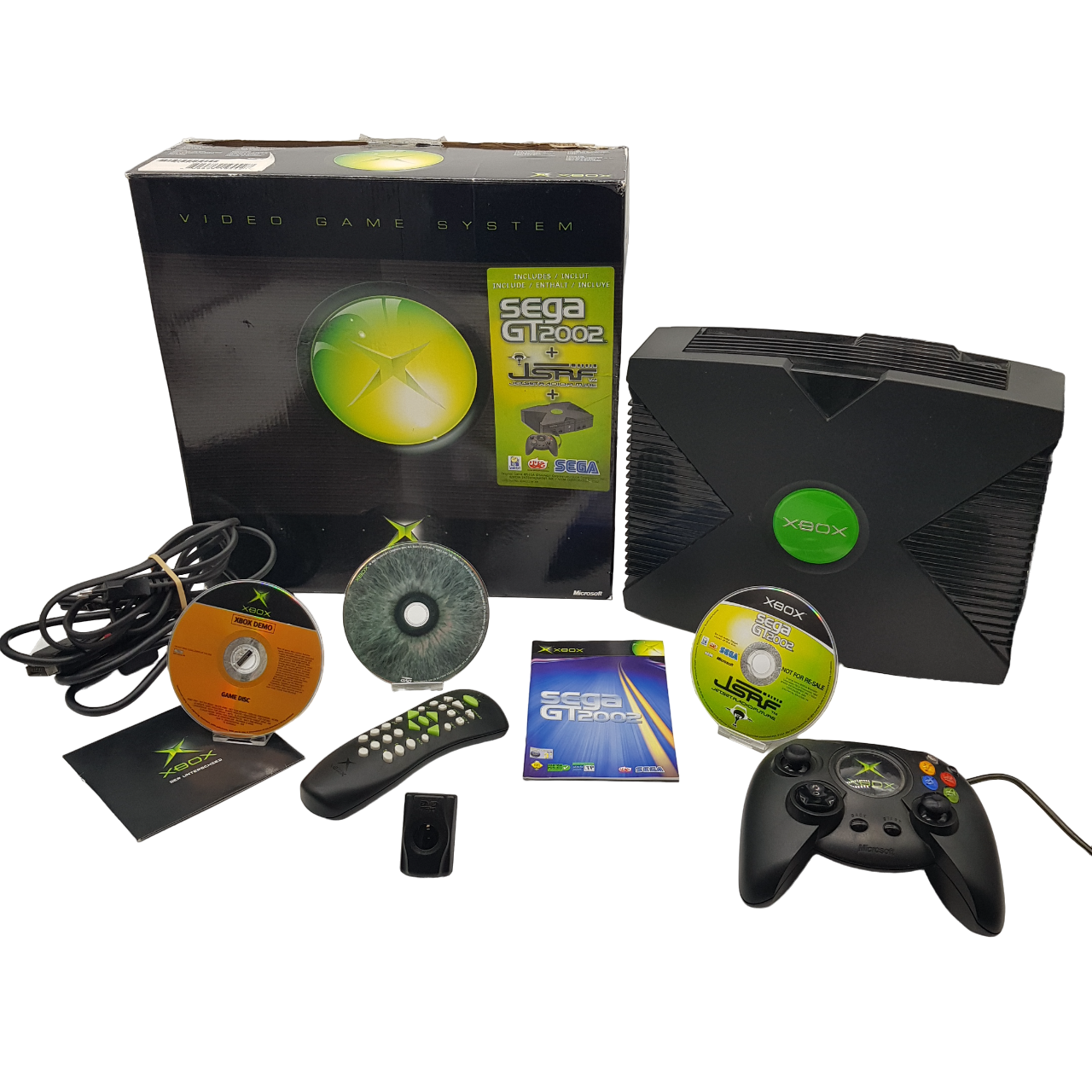 Microsoft Xbox Classic Konsole + Zubehör + OVP + JSRF Jetset Radiofuture - gebraucht