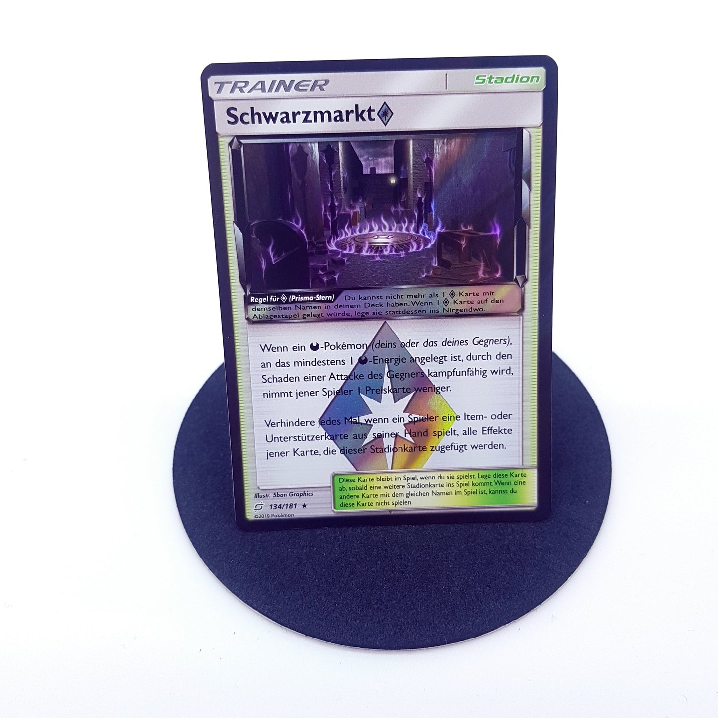 Pokemon Karte - Trainer Schwarzmarkt 134/181 holo 2019 - deutsch
