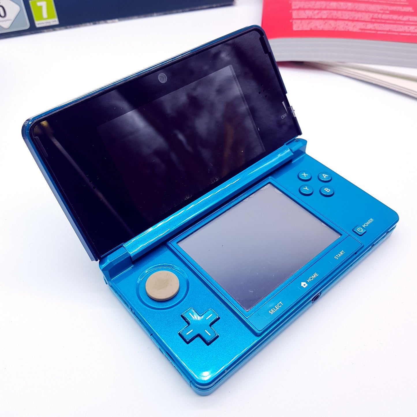 Nintendo 3DS Konsole aqua blau mit OVP - gebraucht