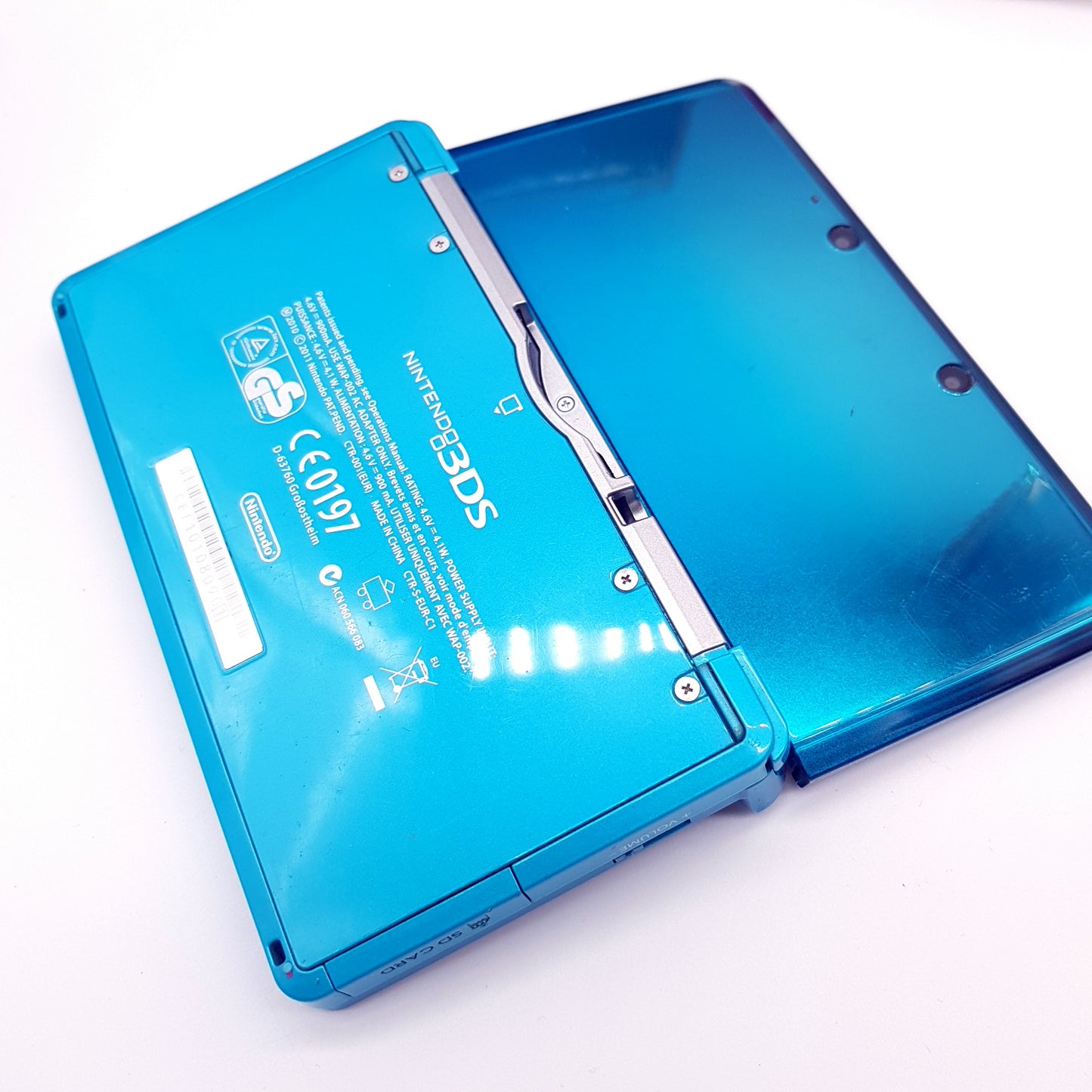 Nintendo 3DS Konsole aqua blau mit OVP - gebraucht