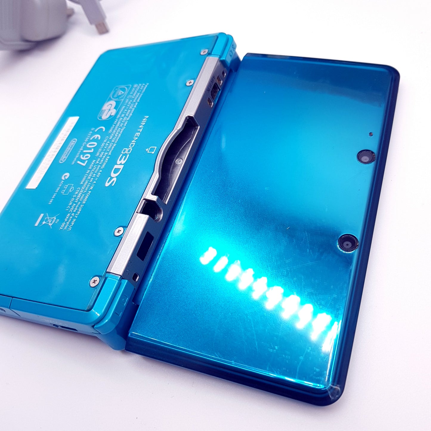 Nintendo 3DS Konsole aqua blau mit OVP - gebraucht