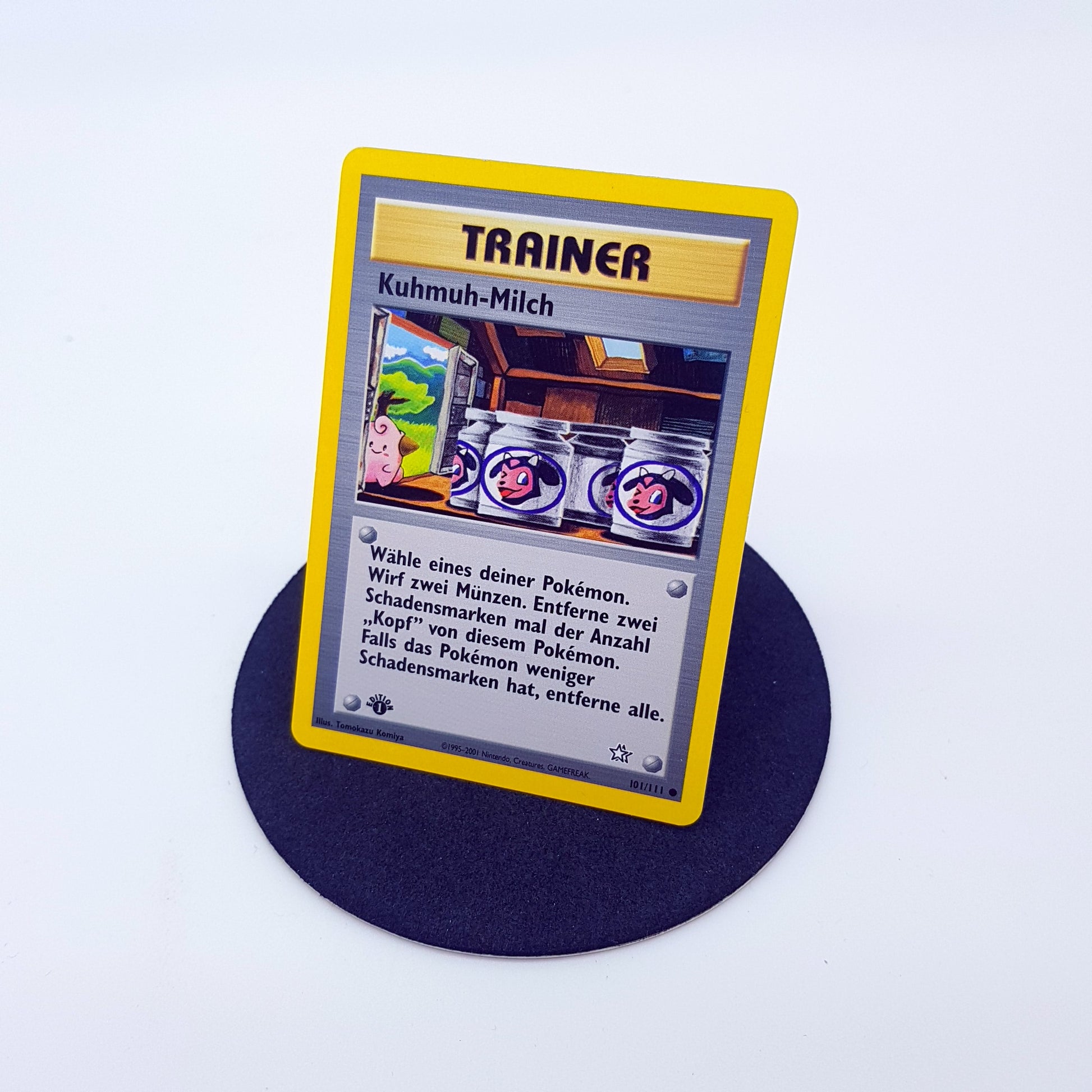 Pokemon Kuhmuh-Milch 101/111 1st Edition Neo Genesis deutsch Mint