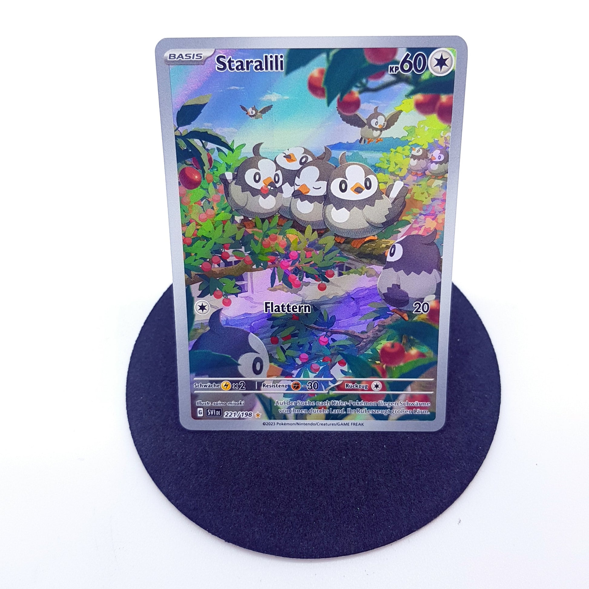 Pokemon Staralili 221/198 Karmesin & Purpur deutsch Mint