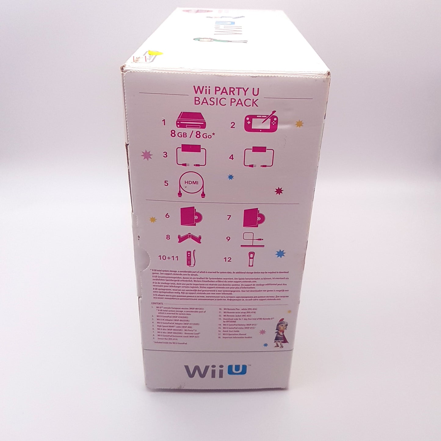 Nintendo Wii U  WiiU Konsole + Wii Party U & Nintendoland Spiele - gebraucht mit OVP