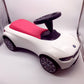 Original BMW Baby Racer III Motorsport weiß & pink / himbeerrot für Kinder - gebraucht