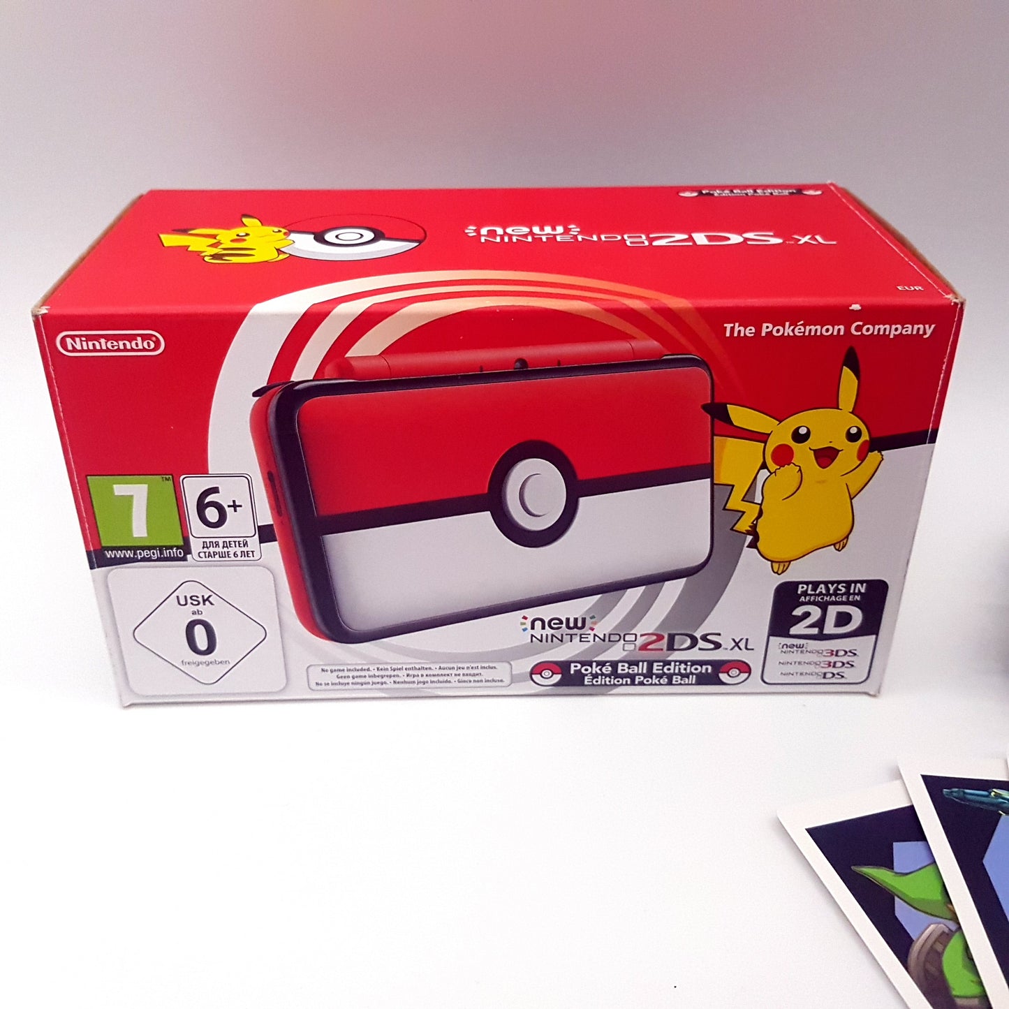 New Nintendo 2DS XL Poké Ball Edition mit OVP - gebraucht - sehr gut