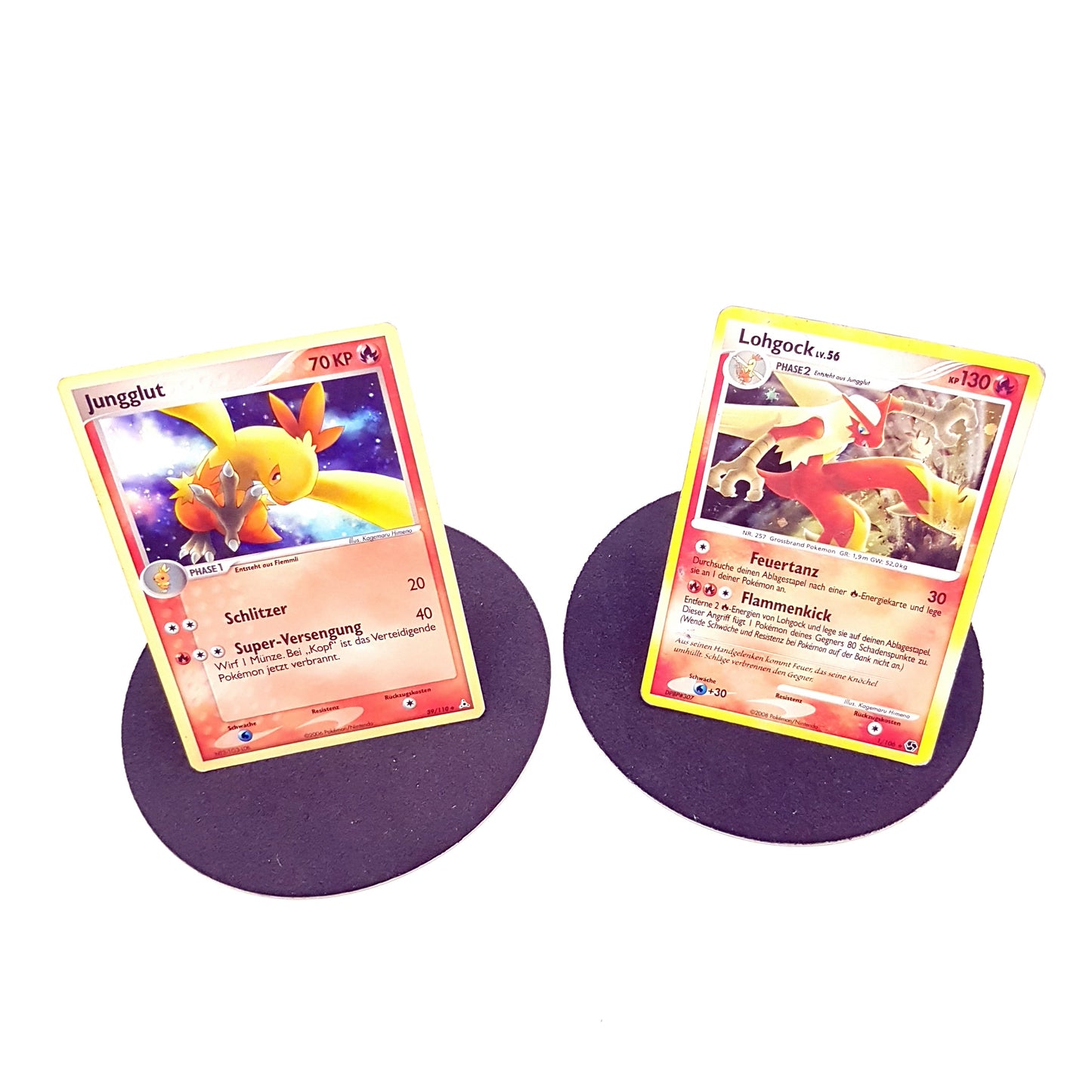 Pokemon Jungglut 39/110 Lohgock 1/106 holo - deutsch