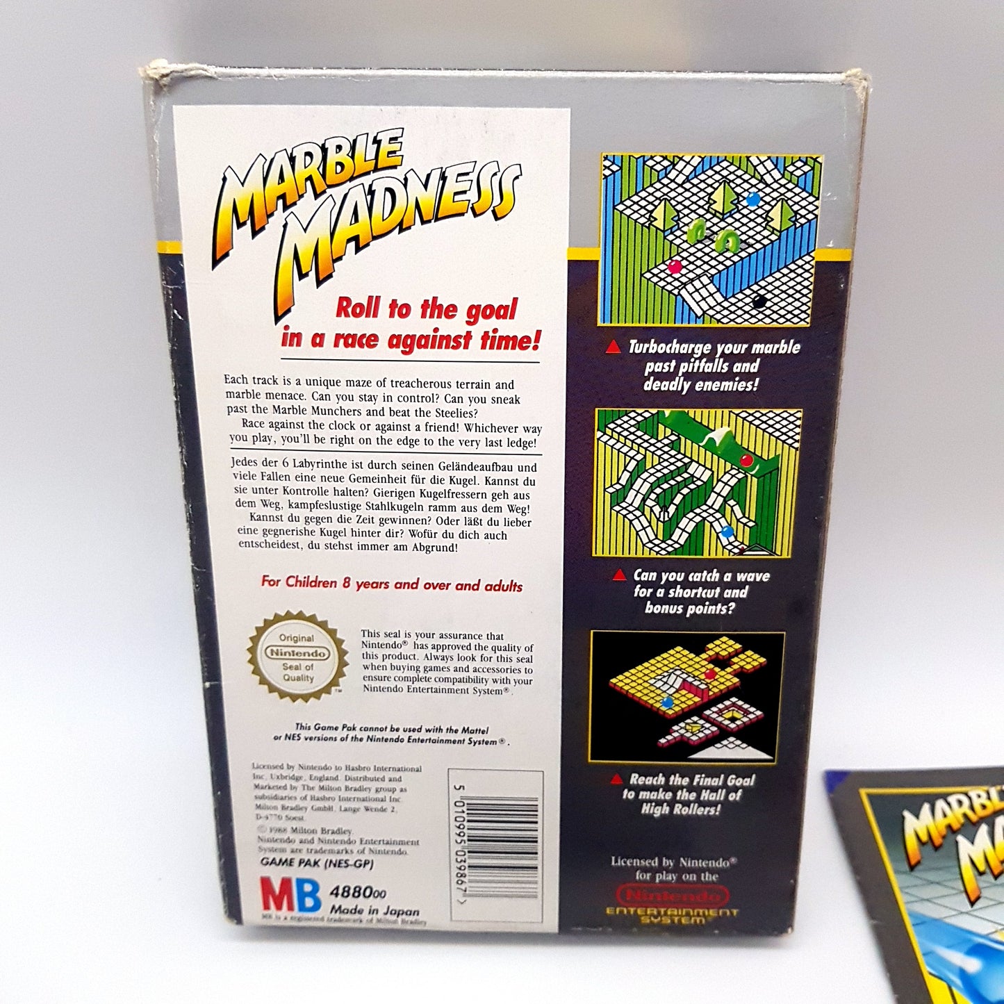 NES - Marble Madness inkl OVP - Nintendo Entertainment System - PAL - gebraucht
