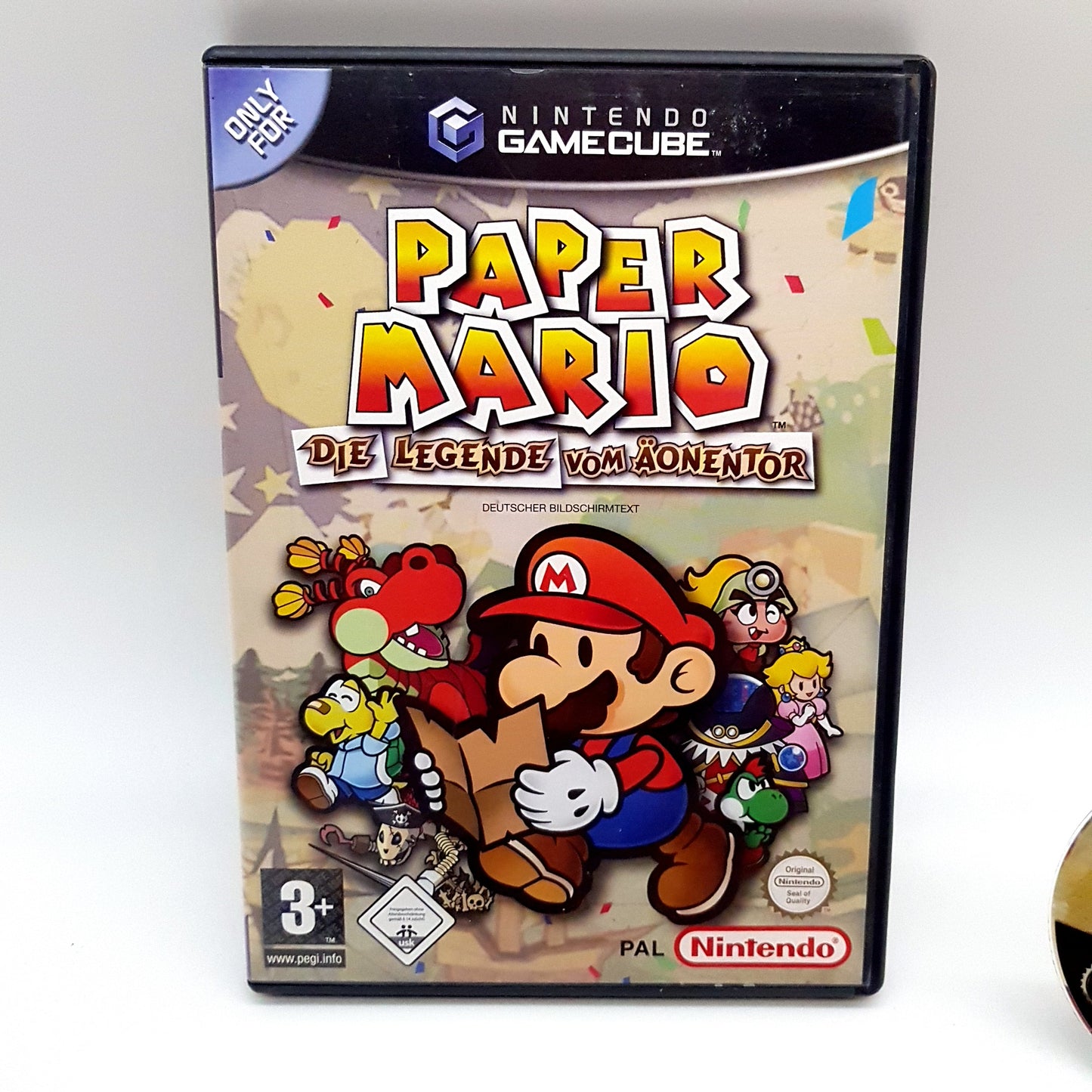 Nintendo Gamecube - Paper Mario - Die Legende vom Äonentor inkl Anleitung - sehr gut CIB