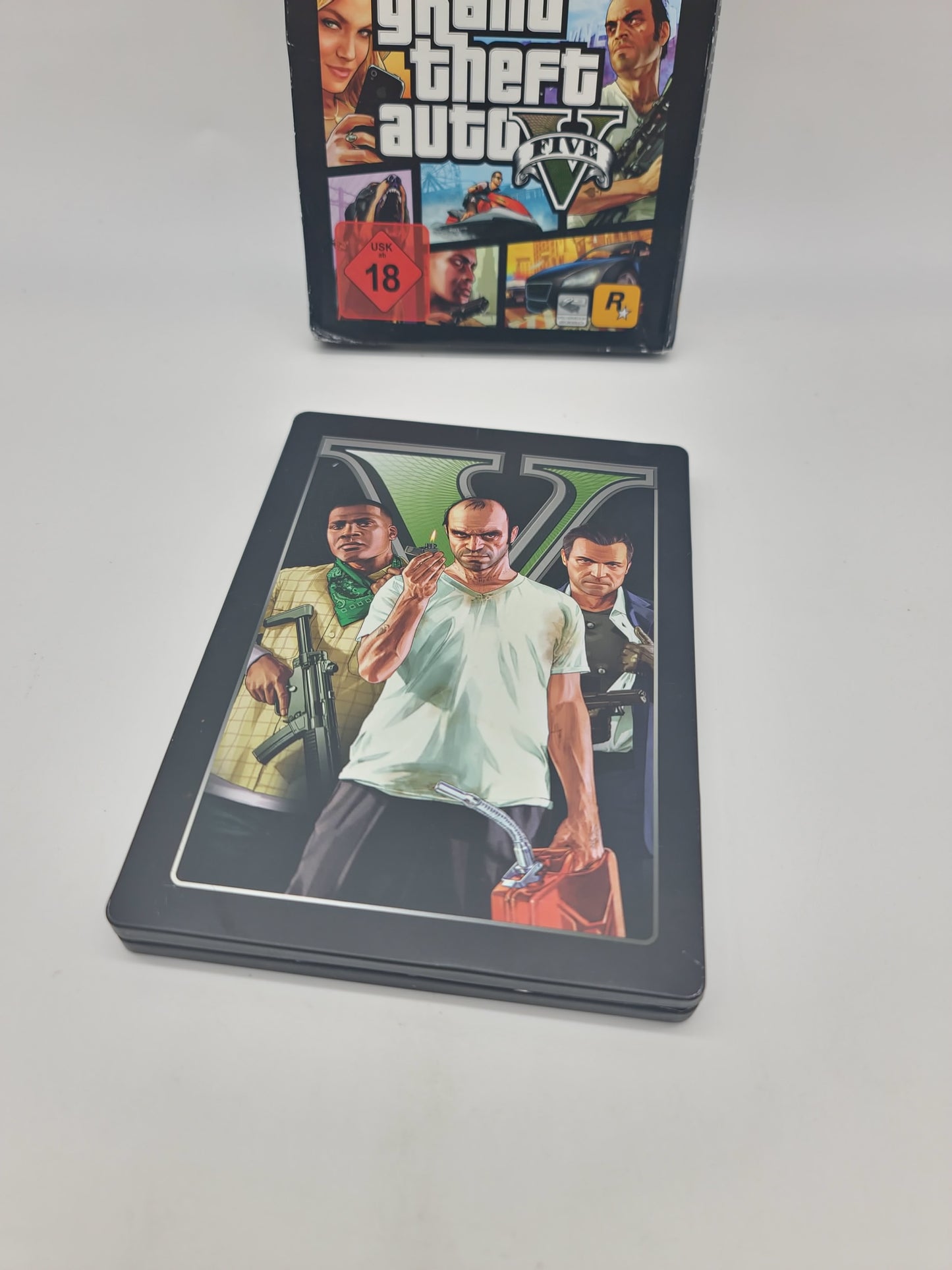 Xbox 360 Spiel - Grand Theft Auto Five GTA V inkl Steelbook - gebraucht