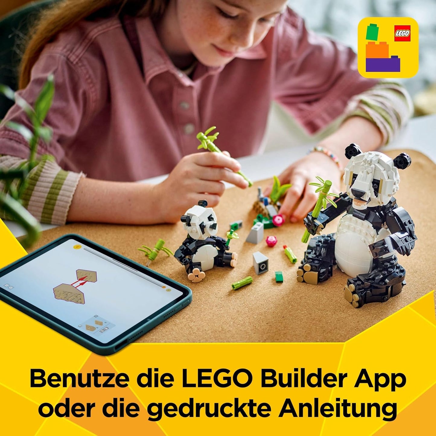LEGO Creator 31165 Wilde Tiere 3 in 1 Tierfamilie Pandas, Pinguine & Orca Schwertwale - NEU