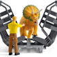 SCHLEICH Dinosaurs 42565 Triceratops Truck Mission Dino Figur - gebraucht neuwertig