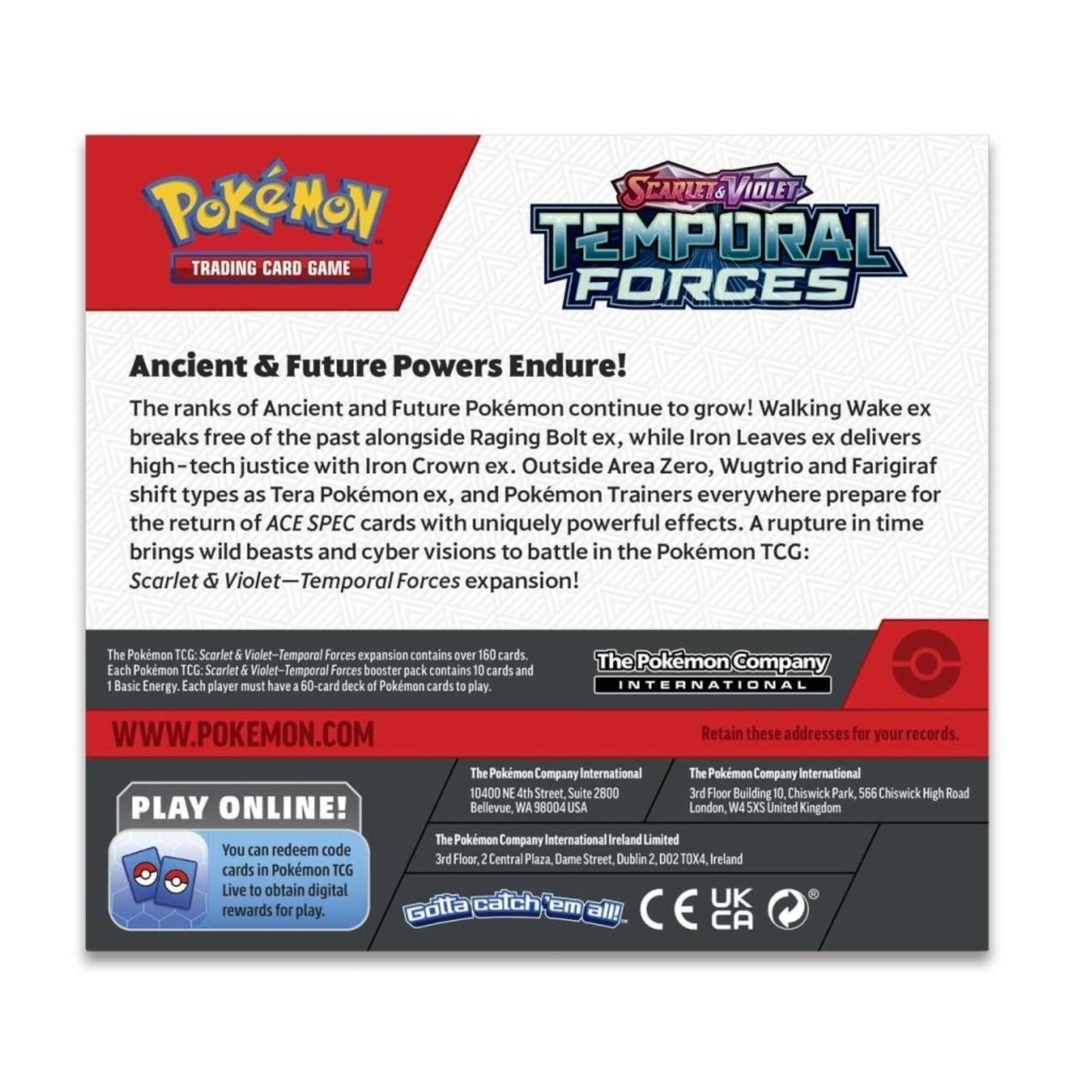 Pokemon Scarlet & Violet Temporal Forces 36er Booster Display englisch EN