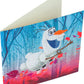 Craft Buddy Crystal Art Diamond Painting Set - Frozen Floating Olaf, 18x18cm Karte
