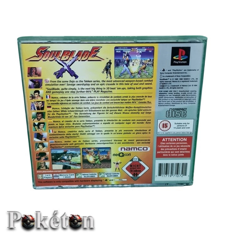 Ps1 Playstation 1 - Soulblade - Platinum - mit OVP