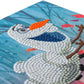 Craft Buddy Crystal Art Diamond Painting Set - Frozen Floating Olaf, 18x18cm Karte