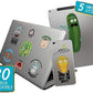 Rick and Morty Tech Stickers Gadget Set (30 Aufkleber)