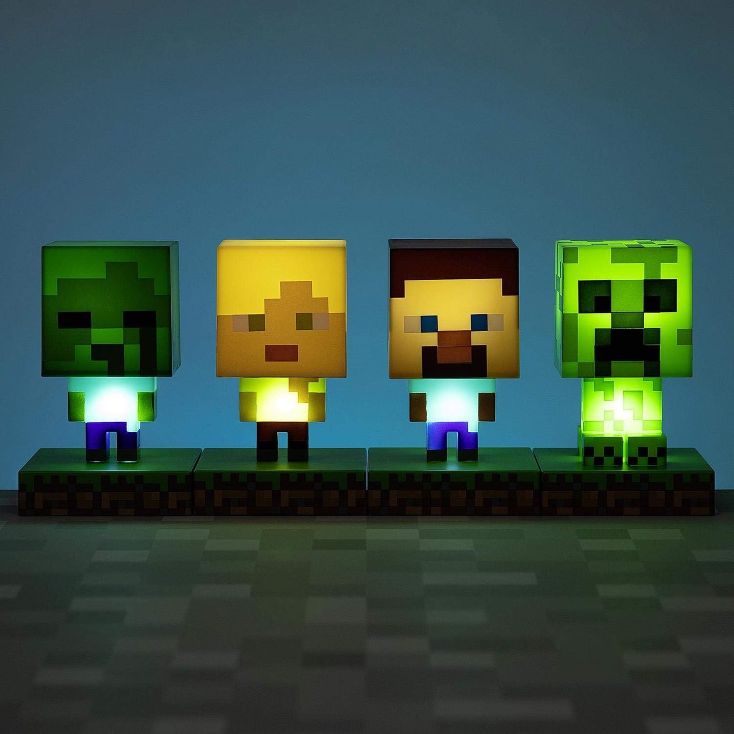 Minecraft Creeper Icons Light Lampe Licht Nachtlicht