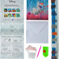 Craft Buddy Crystal Art Diamond Painting Set - Frozen Floating Olaf, 18x18cm Karte
