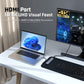 USB C Hub 7 in 1 Adapter MacBook Pro/Air/Surface iPad 4K HDMI Ausgang Laptop Kartenleser