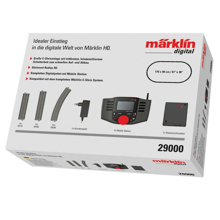 Märklin 29000 All in One digital Starterpack mit C-Gleis Schienen und Mobile Station - NEU