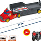 Hot Wheels Mondo Motors Double Truck ferngesteuerter LKW + Auto Action Spielzeug Kinder Fahrzeug Auto