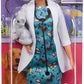 Barbie GJL63 - Brünette Barbie Tierärztin Puppe mit Arztkittel, Kleid und Kätzchen