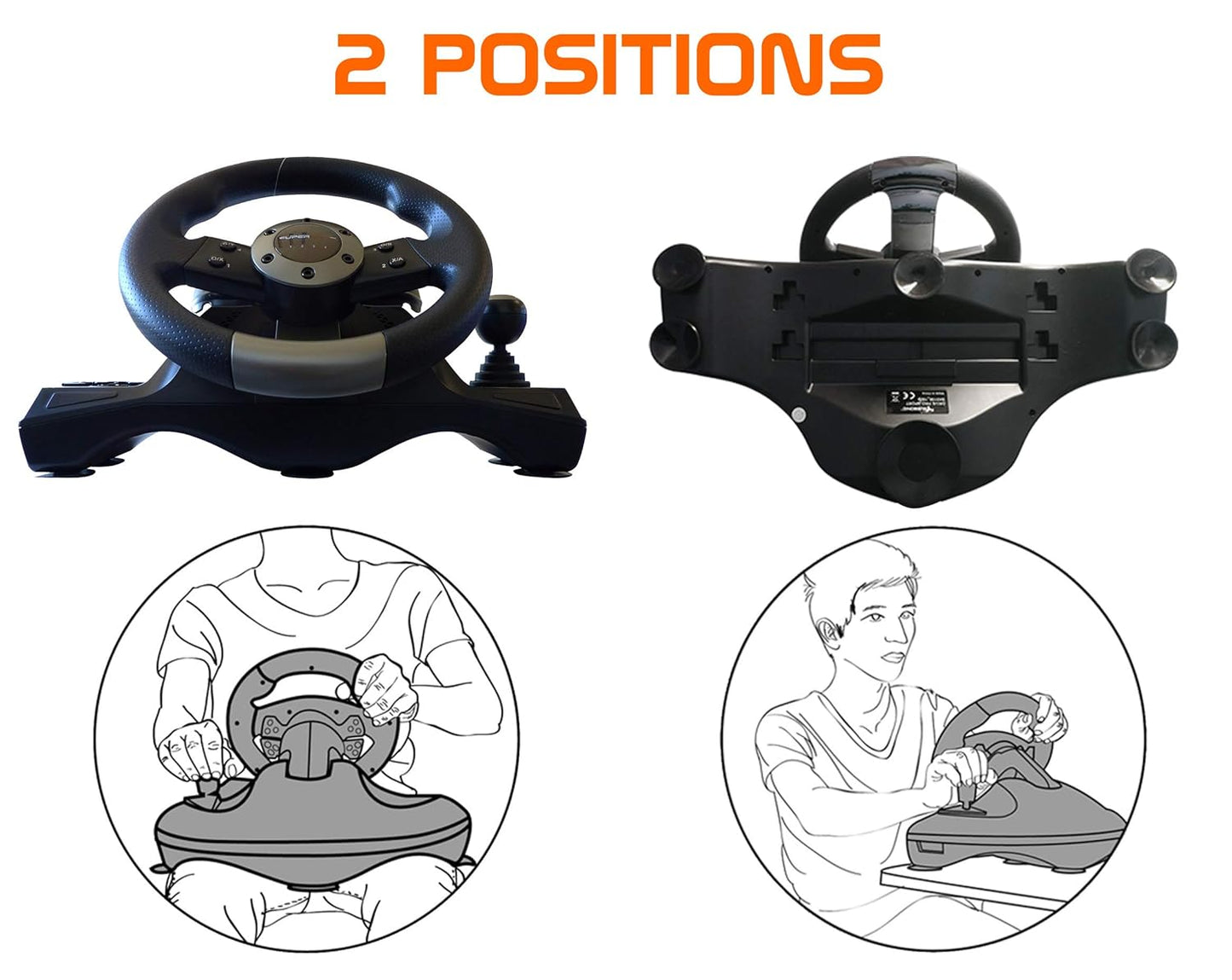 SUBSONIC - Racing Lenkrad - DRIVE PRO SPORT für PS3 PS4 XBOX ONE
