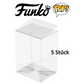 FUNKO POP Protector Boxen (5 Stück) Schutzhüllen für deine Figuren
