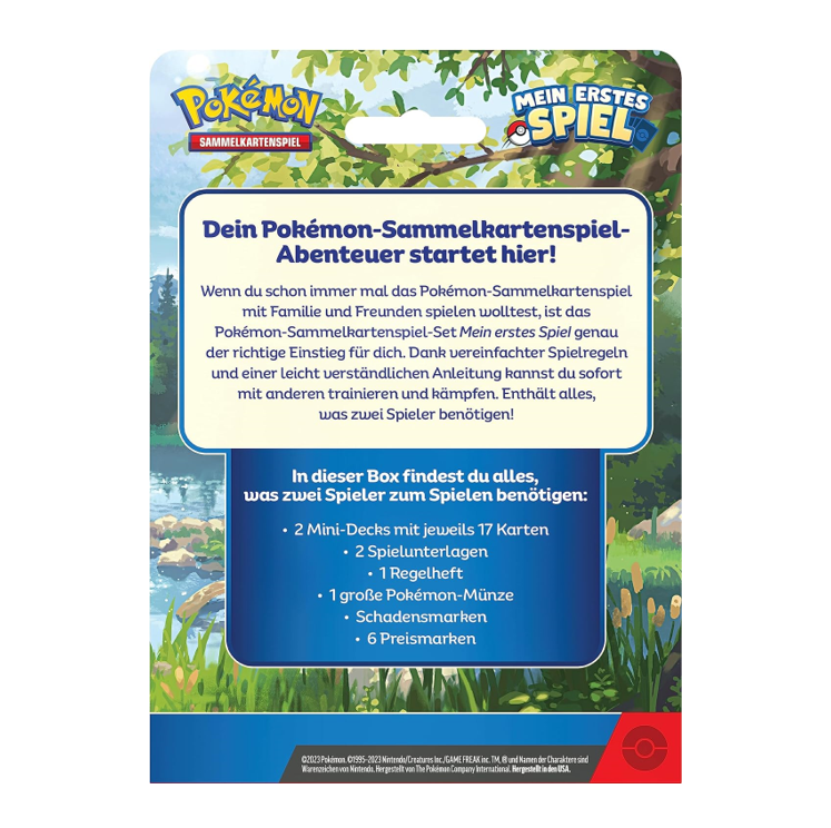Pokemon mein erstes Spiel (Bisasam & Pikachu oder Glumanda & Schiggy) TCG