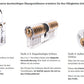 30-teiliges Lockpicking Set mit 3 Transparenten Übungsschlössern + Dietrich-Set