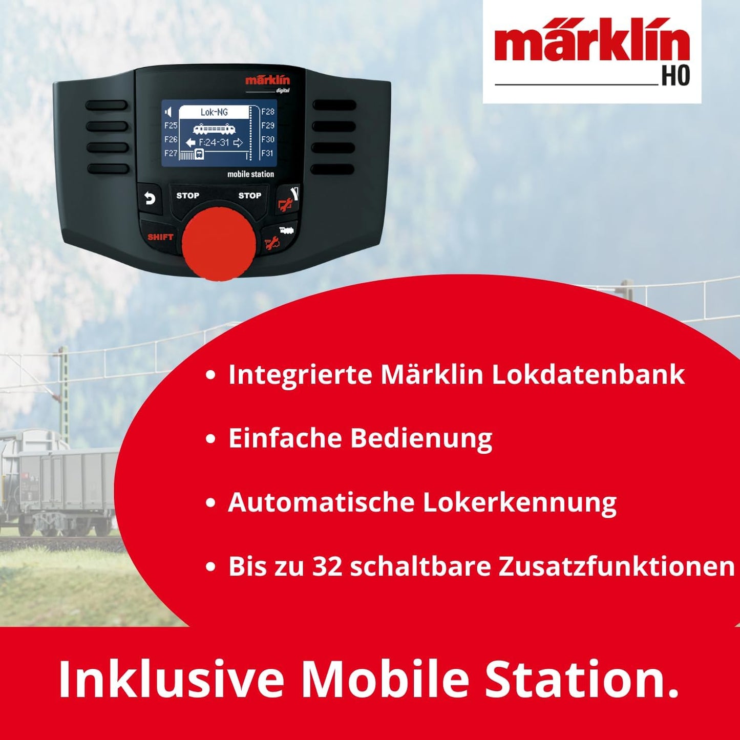 Märklin 29000 All in One digital Starterpack mit C-Gleis Schienen und Mobile Station - NEU