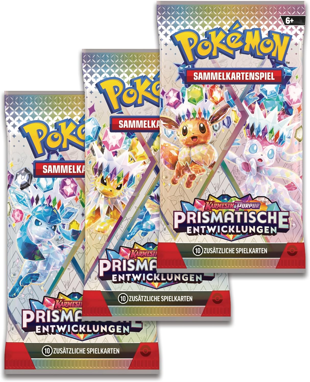 Pokemon prismatische Entwicklungen Tech Sticker Kollektion Feelinara (3er Blister) DE