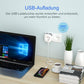 Milfra Smart Wlan Steckdose mit USB, 4er Pack, 16A, Alexa, Smart Home Plug
