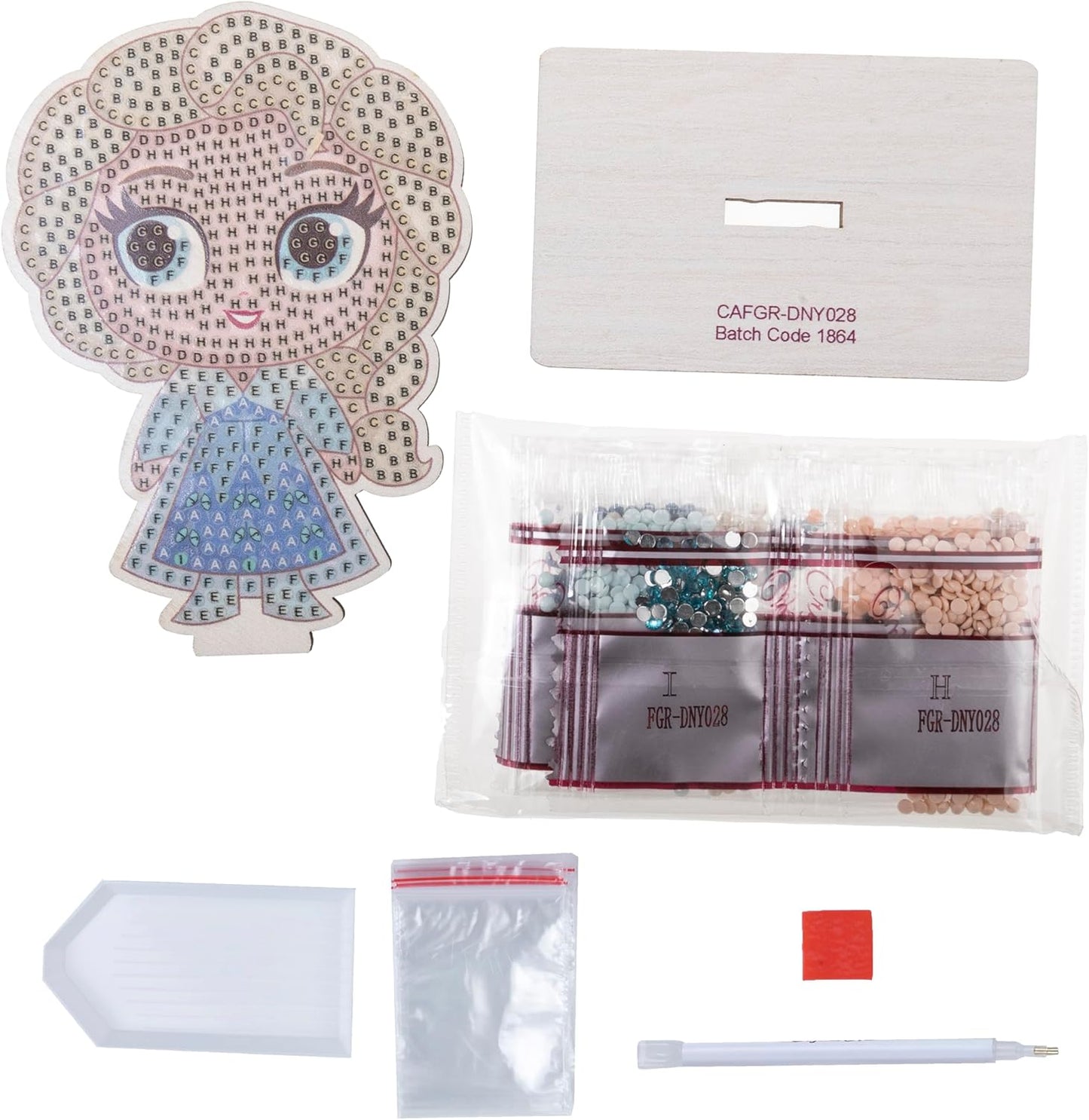 Crystal Art Diamond Painting - Auswahl - Marvel Spider-Man Groot Grogu Stitch Frozen Elsa