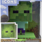 Minecraft Zombie Icons Light Lampe Licht Nachtlicht