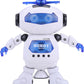 Dancing Robot - Roboter Tänzer mit Bewegung, Licht und Ton Sound 360 Drehung