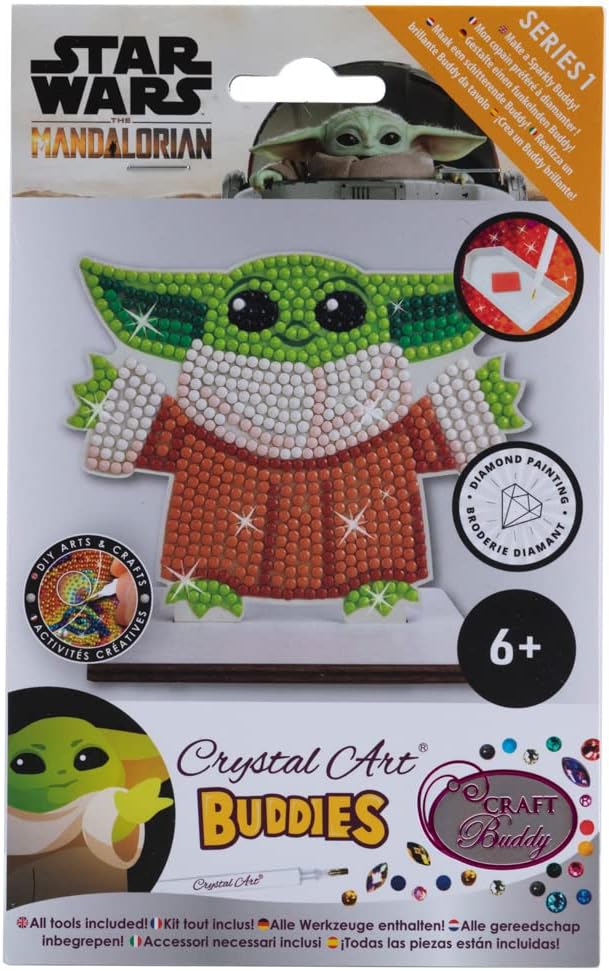 Crystal Art Diamond Painting - Auswahl - Marvel Spider-Man Groot Grogu Stitch Frozen Elsa