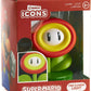 Super Mario Feuer Blume Fire Flower Icons Light Lampe Licht Nachtlicht