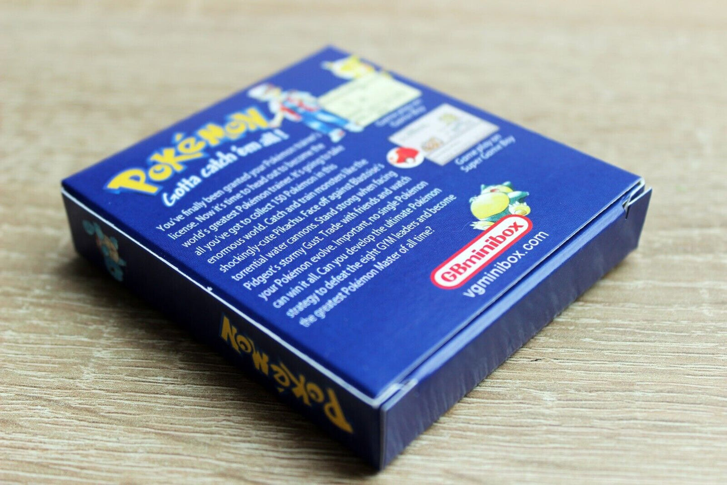 Mini Box für Nintendo Gameboy Spiele (in Anlehnung an OVP) z.B. Mario, Zelda, Pokemon, uvm