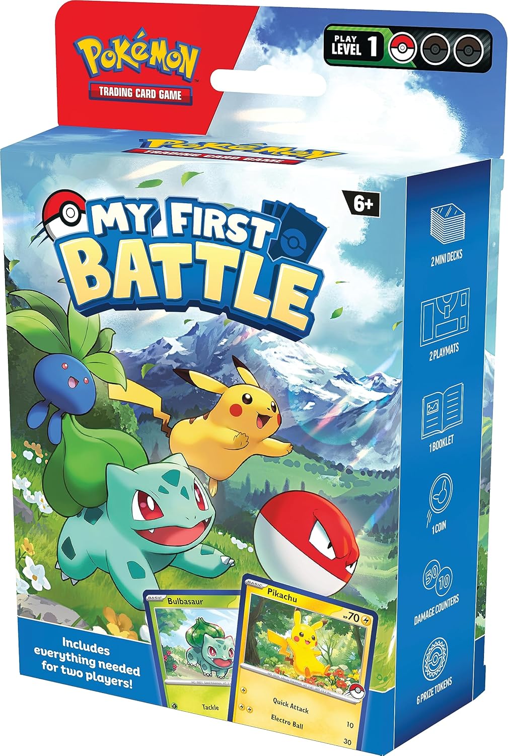 Pokémon TCG My First Battle – Pikachu & Bisasam (Starter-Kit mit 2 Mini-Decks)  NEU
