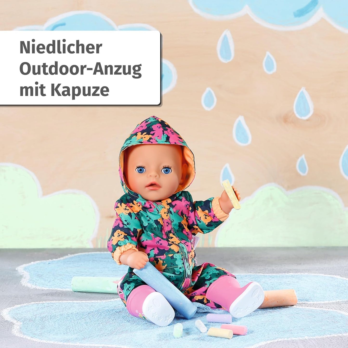 Zapf Creation 836323 Baby Born Matschhose mit Stiefel 36cm - B-Ware