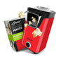 Liebfeld Popcornmaschine - Heißluft Popcorn Maker ohne Fett & Öl - Retro Küchen Gadget