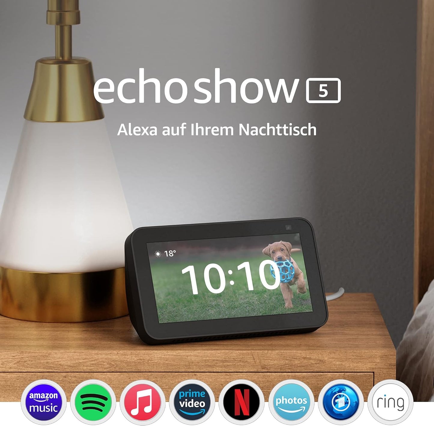 Amazon Echo Show 5 (2. Generation) | Smart Display mit Alexa und 2-MP-Kamera