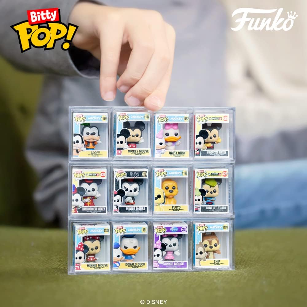 Funko Bitty POP! Disney - Mickey Mouse, Minnie, Pluto + Überraschungs-Figur