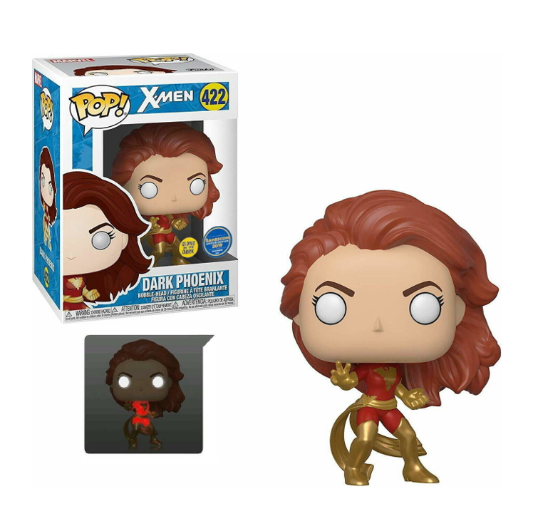 FUNKO POP - X-Men #422 Dark Phoenix (Glows in the Dark Gamescom 2019 Edition - Vinyl Figur NEU