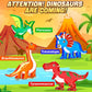Magnetbausteine Dinosaurier Landschaft Spielzeug Kinder Montessori 46 Teile - NEU
