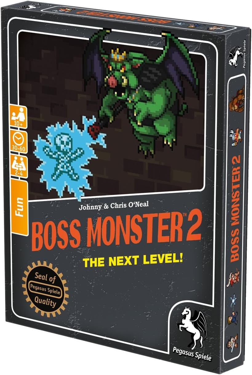 Boss Monster 2 - The Next Level - Kartenspiel Gesellschaftsspiel Spiel 2-4 Spieler