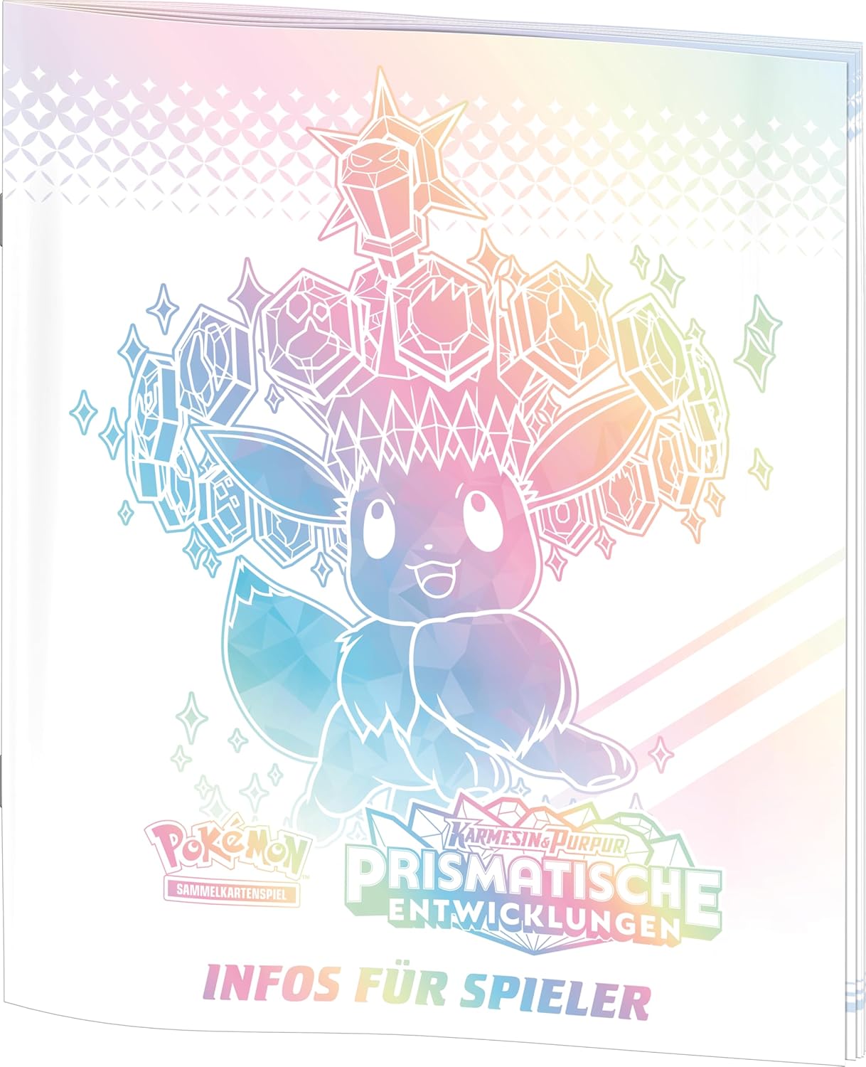 Pokemon prismatische Entwicklungen Top Trainer Box ETB (9 Booster & Evoli Promo) DE